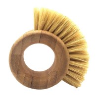 Eco Natural Sisal Round Shape Dish Pot Pan Clean Brushes for Kitchen